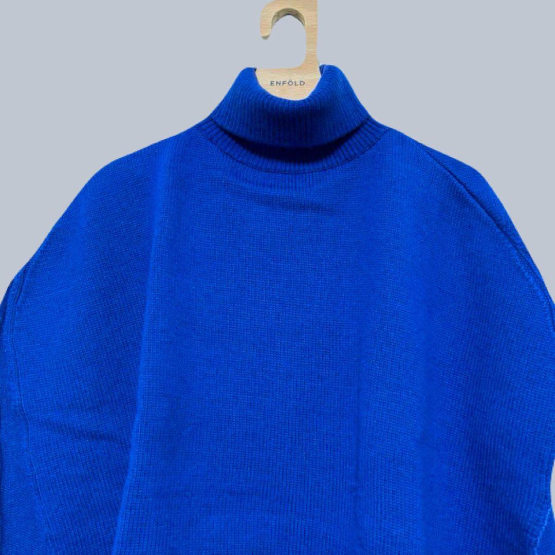 journal standard luxe ライトジャージータートルポンチョ　青