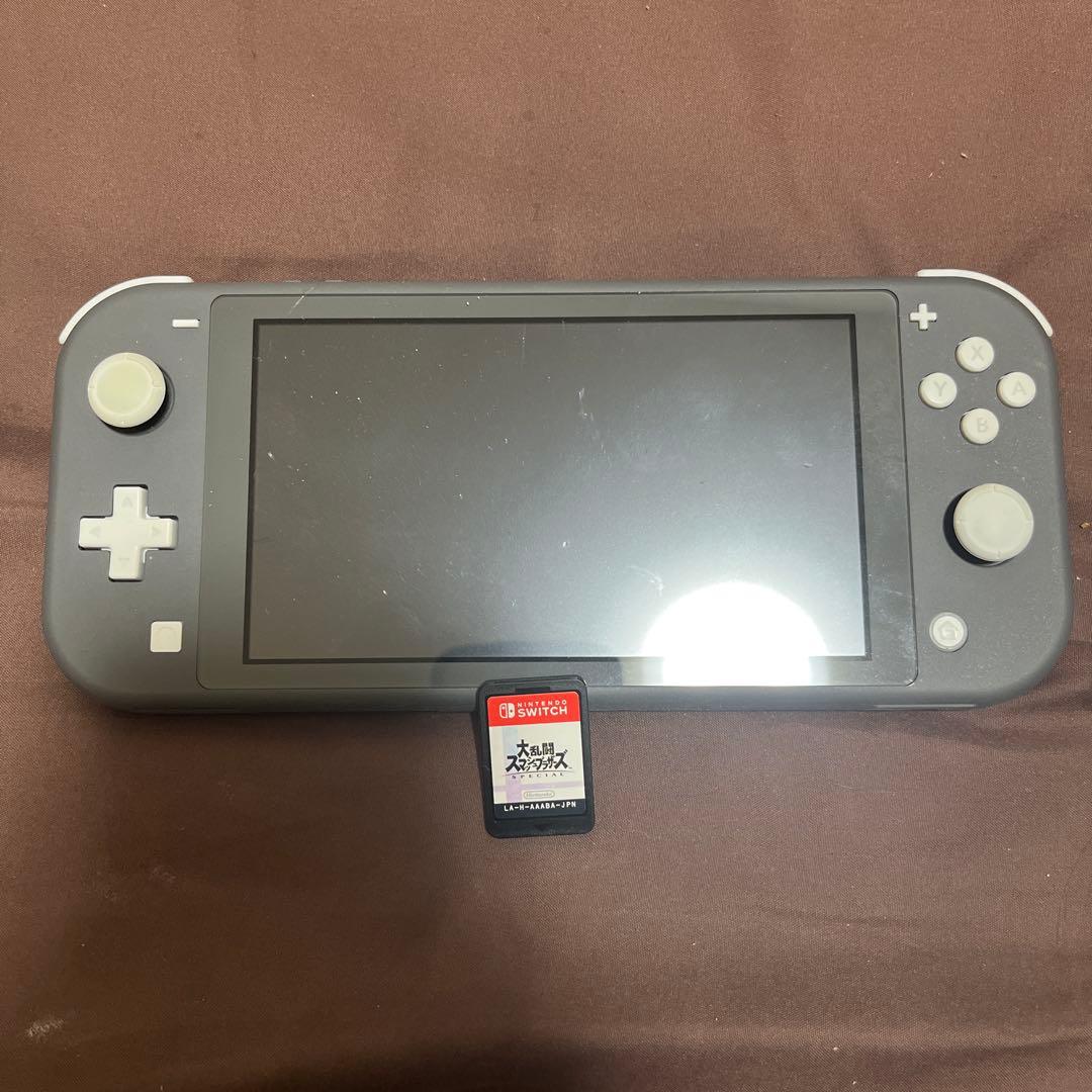 Nintendo Switch Lite グレー + スマブラセット！