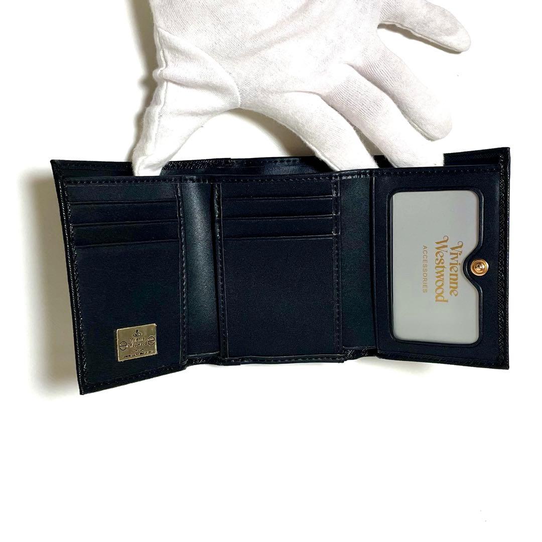 Vivienne Westwood 三つ折り財布　ブラック