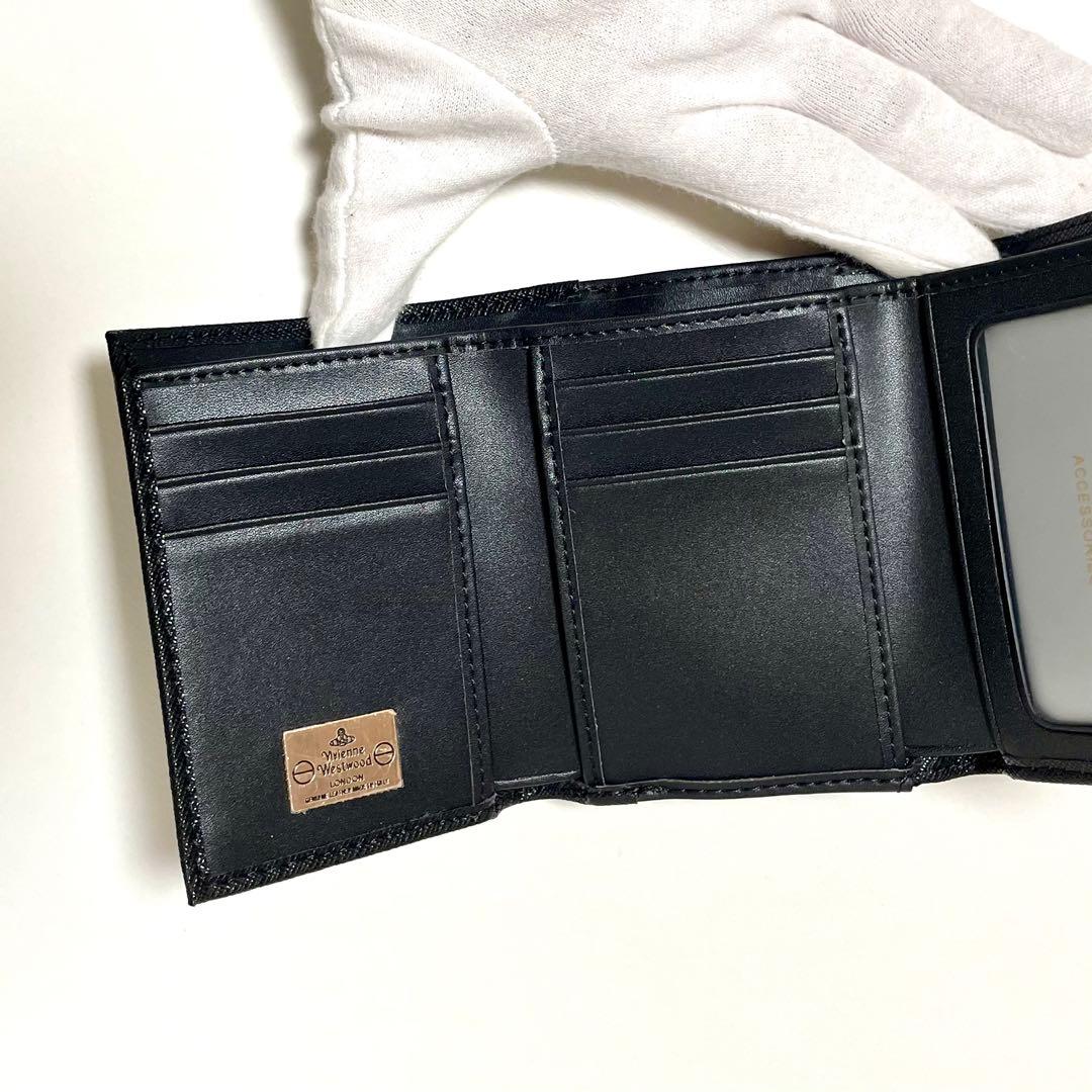 Vivienne Westwood 三つ折り財布　ブラック