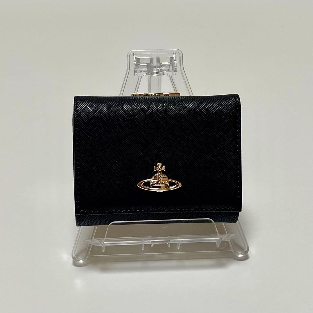 Vivienne Westwood 三つ折り財布　ブラック