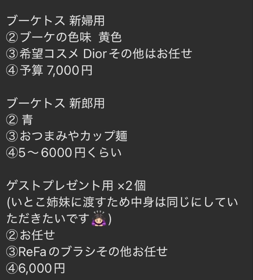 acane　コスメブーケ　4点セット