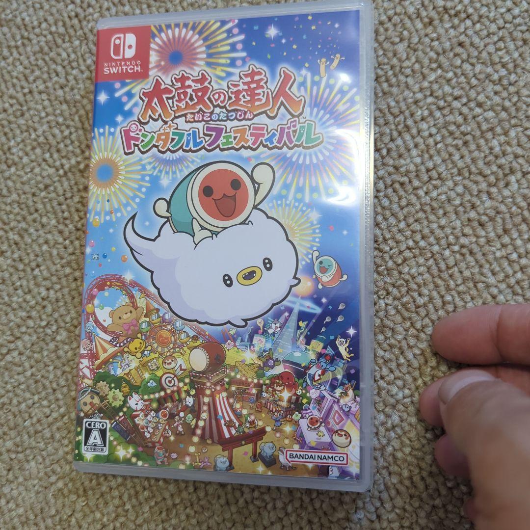 任天堂Switch　太鼓の達人ドンダフルフェスティバル　太鼓、フィットバチセット