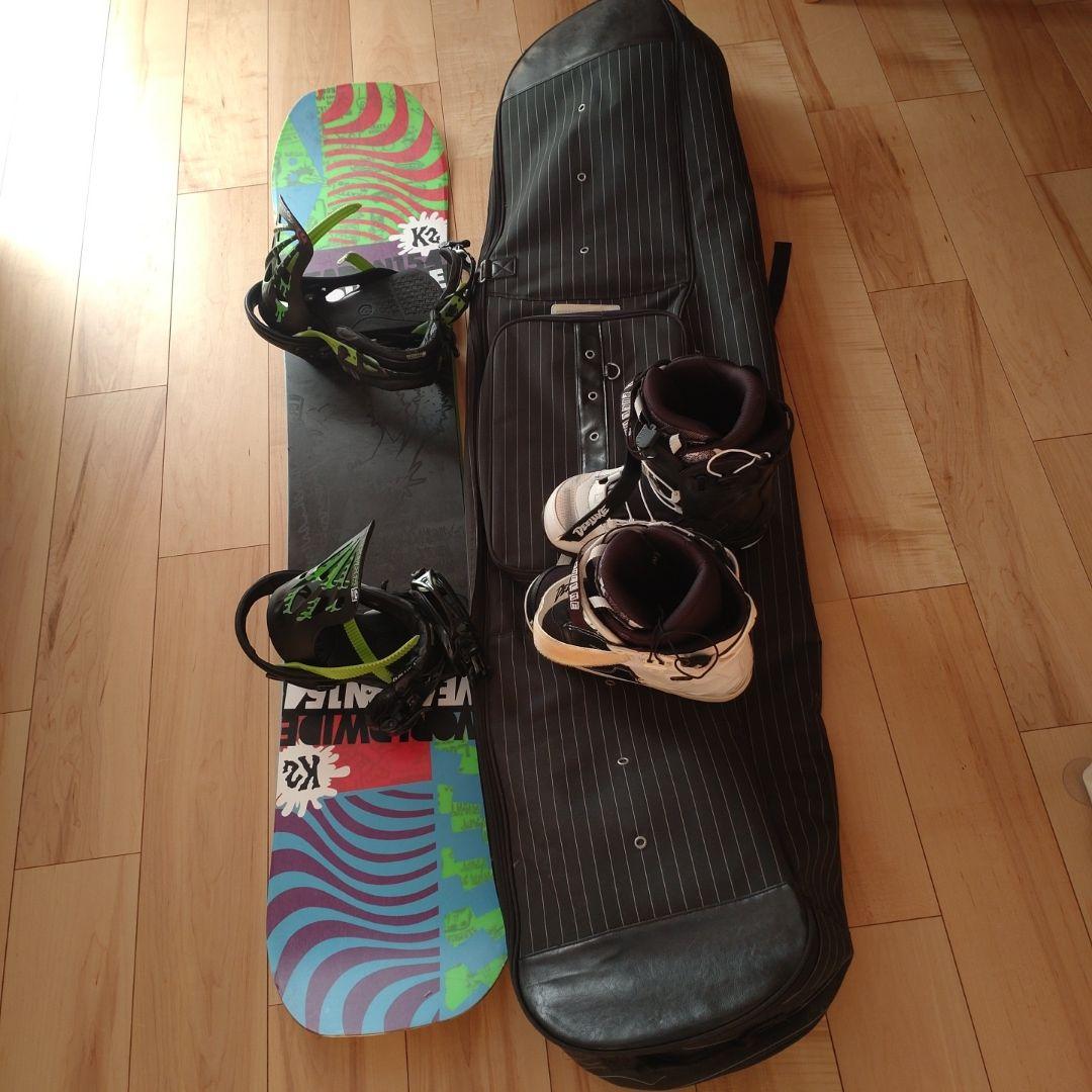 スノーボード　ビンディング　ブーツ　バック　4点セット