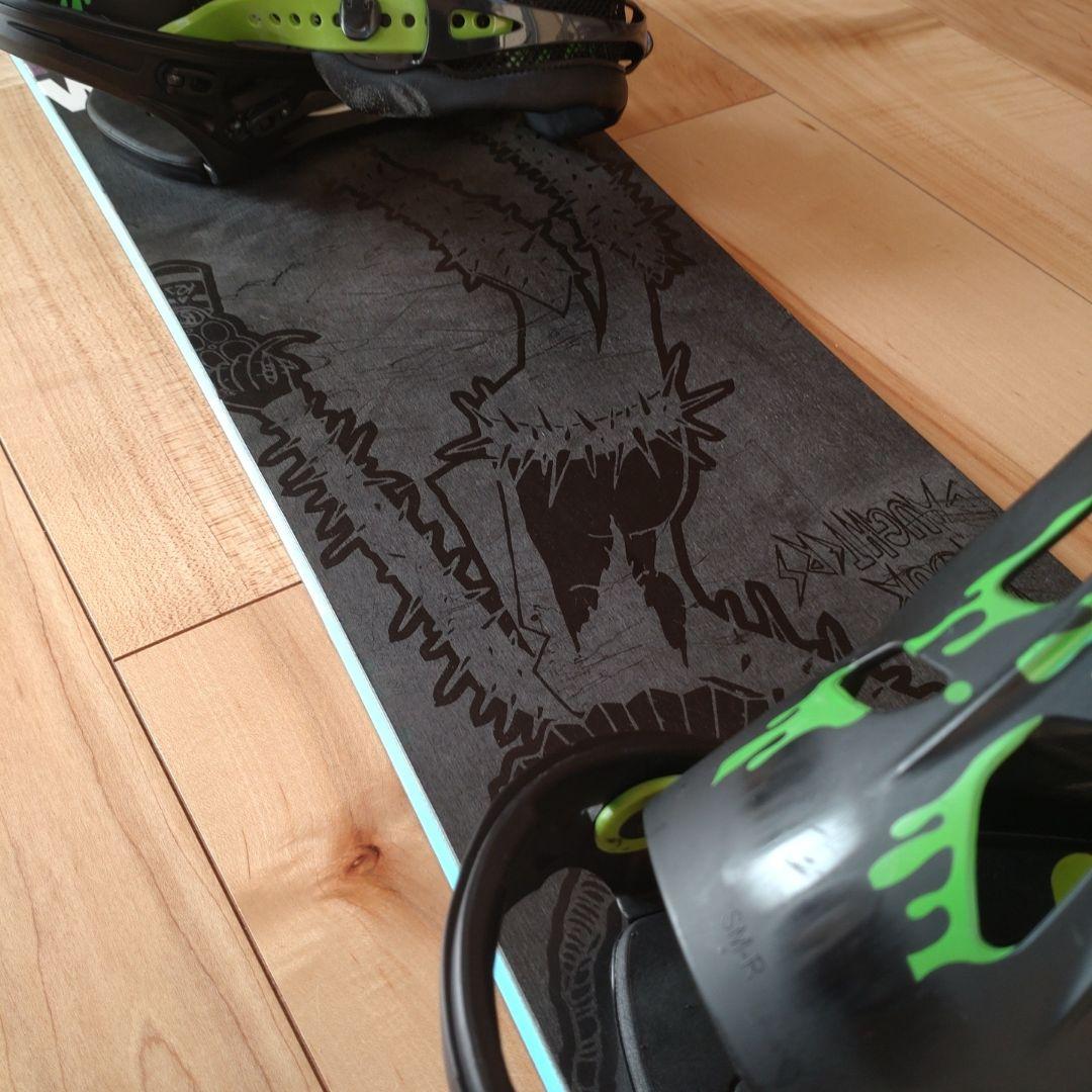 スノーボード　ビンディング　ブーツ　バック　4点セット