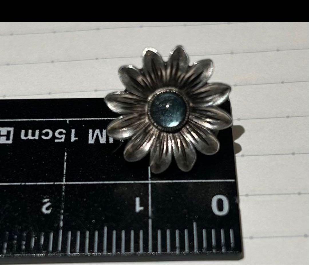 GUCCI 花モチーフ フラワーピアス(片耳用) SV925