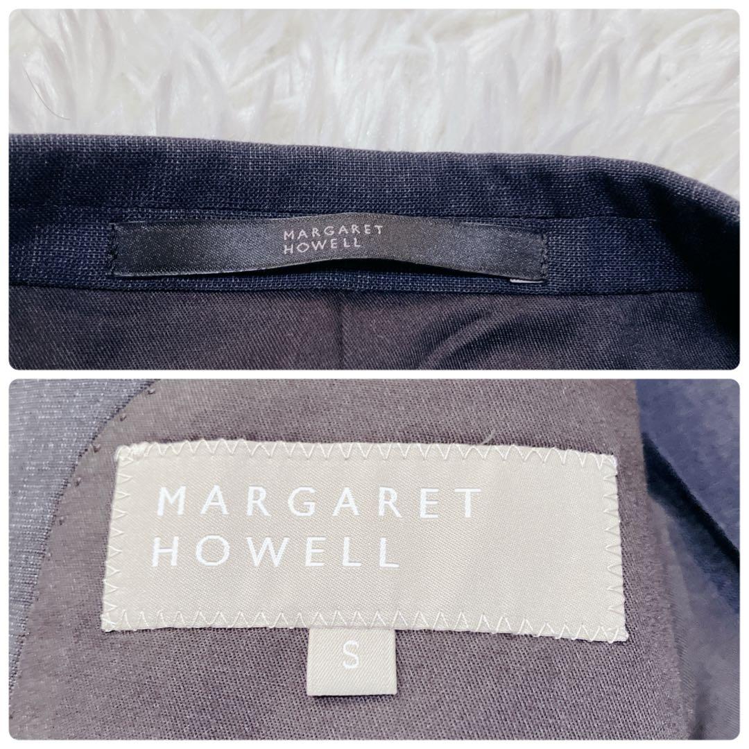 【タグ付　未使用】マーガレットハウエル ウールテーラードジャケット　ネイビー　S