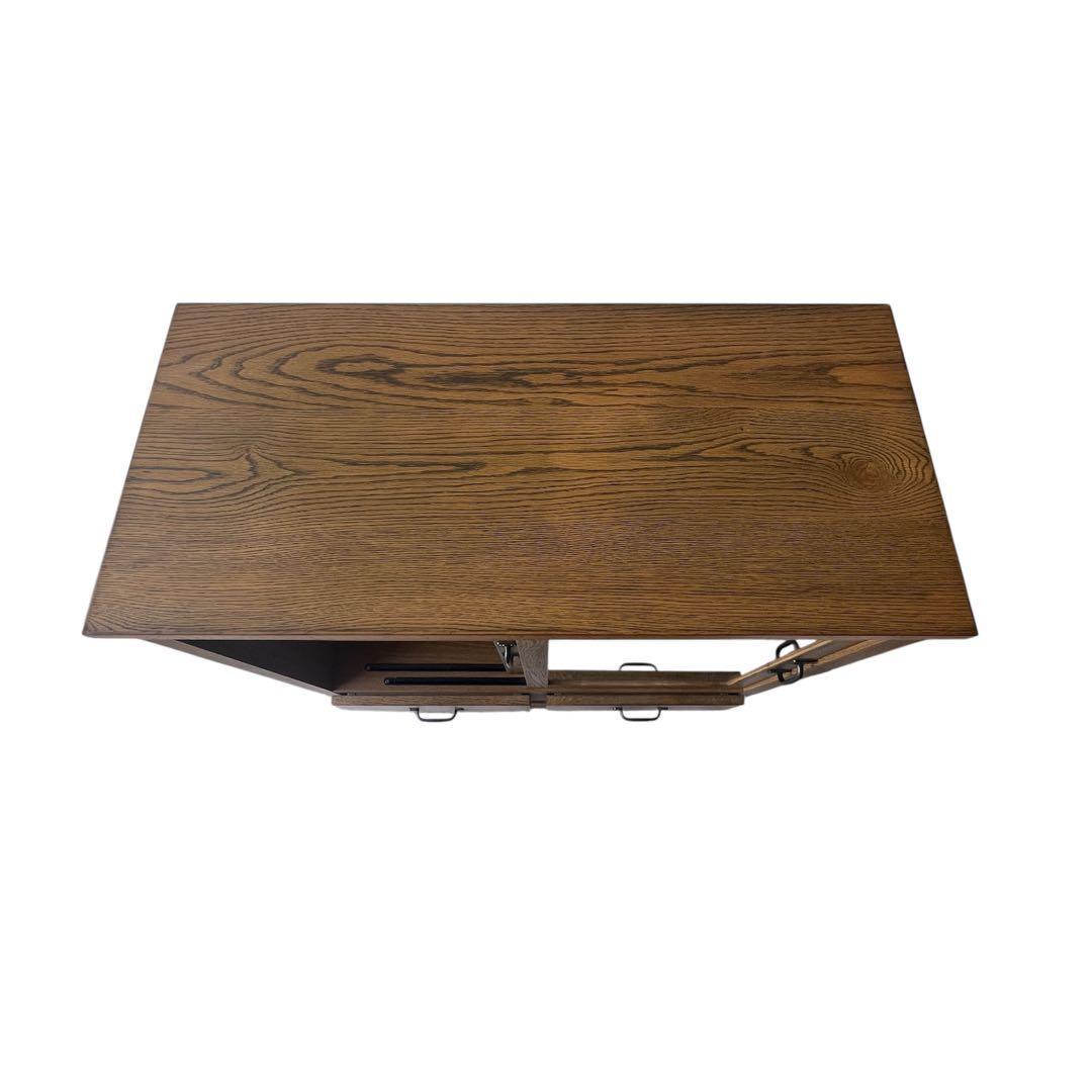 Elverson エルバーソンガラスキャビネットS 引き出し付き