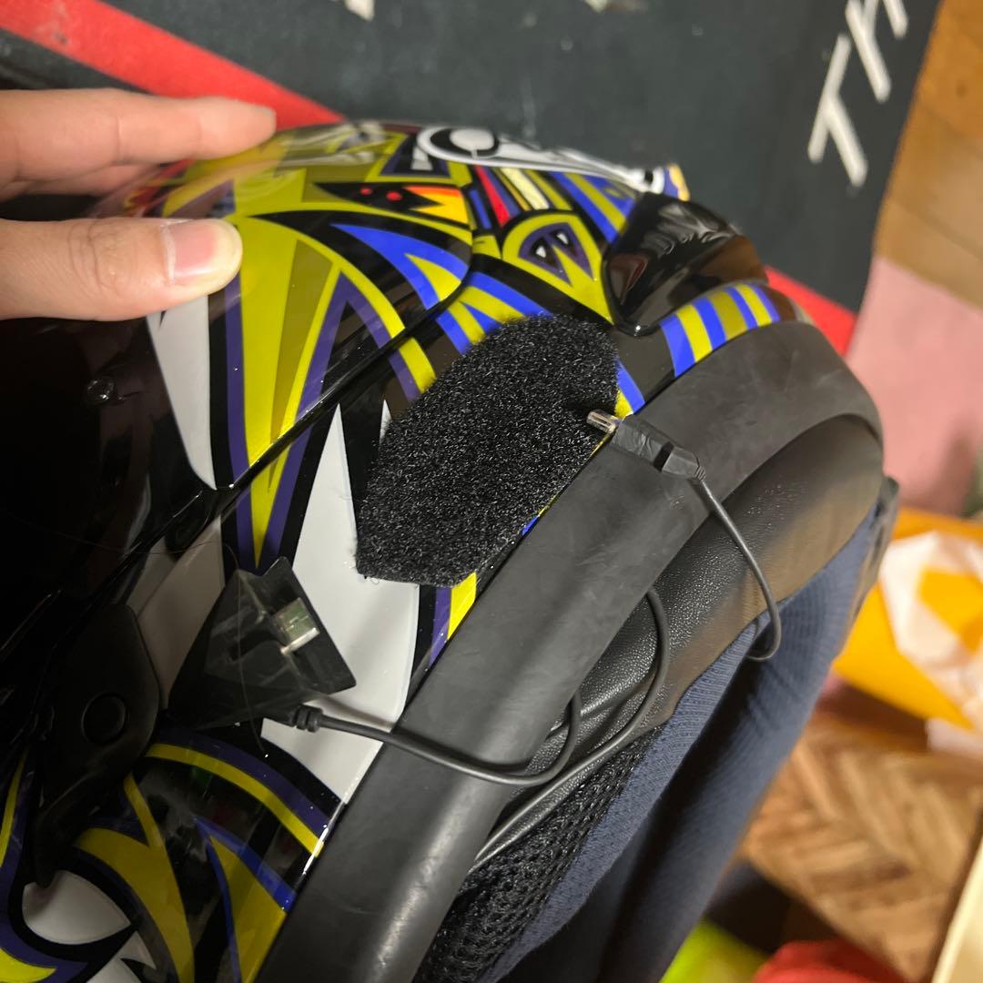 美品Arai RX-7X NAKASUGA 4 同色スポイラー付き