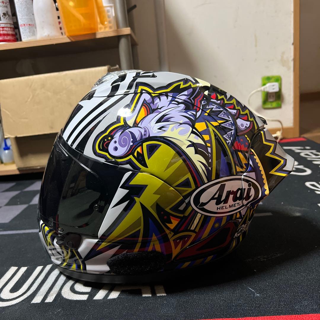 美品Arai RX-7X NAKASUGA 4 同色スポイラー付き