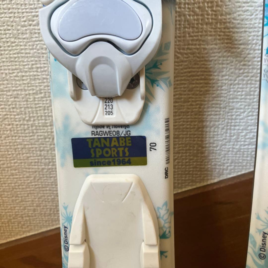 即発送可　レア　未使用　ロシニョール Frozen アナと雪の女王スキー70cm