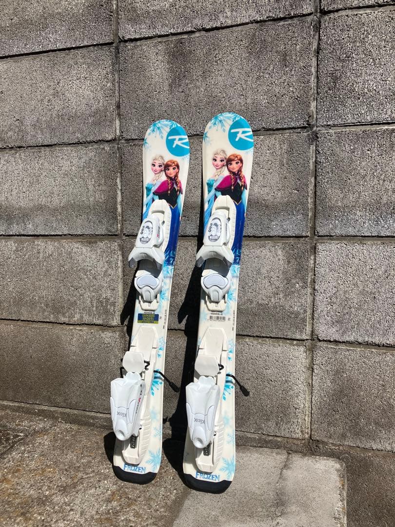 即発送可　レア　未使用　ロシニョール Frozen アナと雪の女王スキー70cm