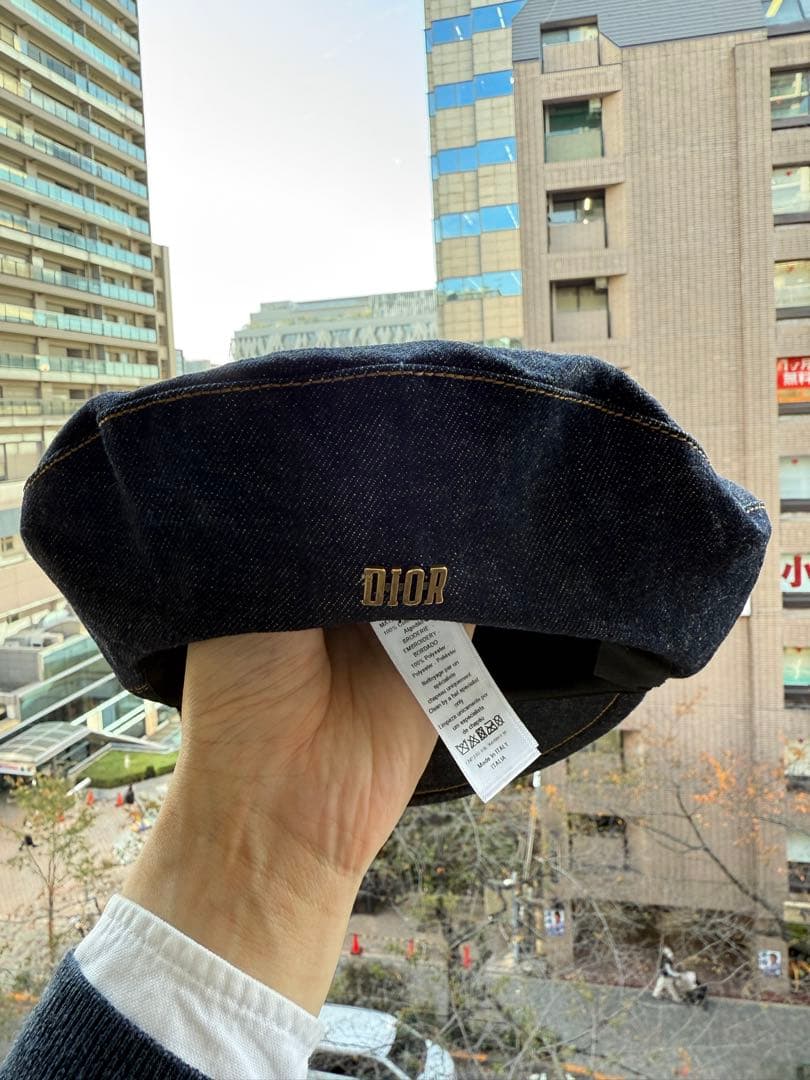 希少 美品　♡ Dior キャスケット　デニム　帽子　58サイズ