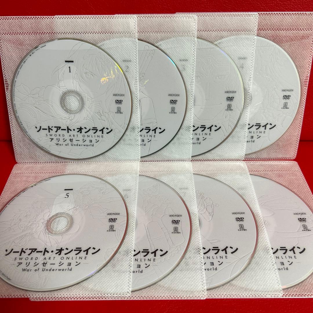 ソードアートオンライン　アリシゼーション　2期　DVD　全巻セット　全8巻