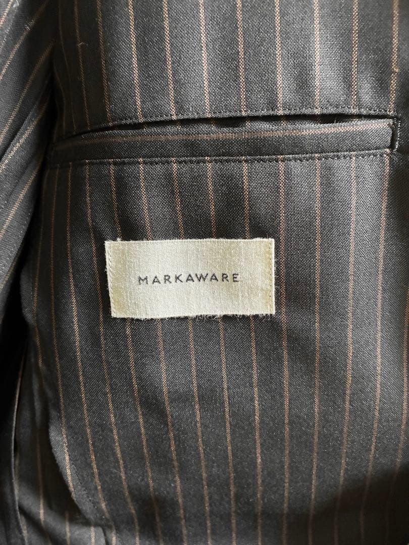 MARKAWARE オーガニックウールトロピカル サックコート