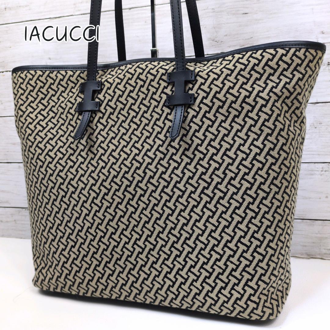 イアクッチ モノグランマ M SD JACQUARD RUGA トートバッグ