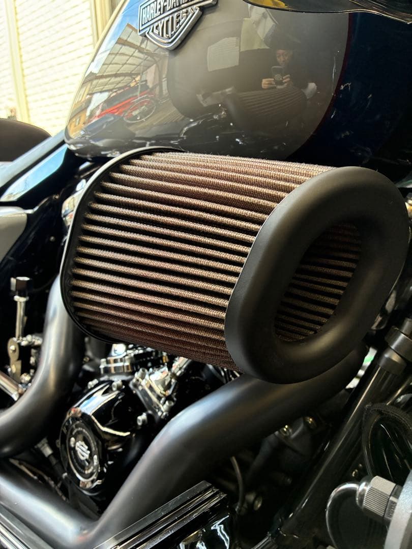 スクリーミンイーグル ヘビーブリーザー・エクストリーム・エアクリーナー　ブラック