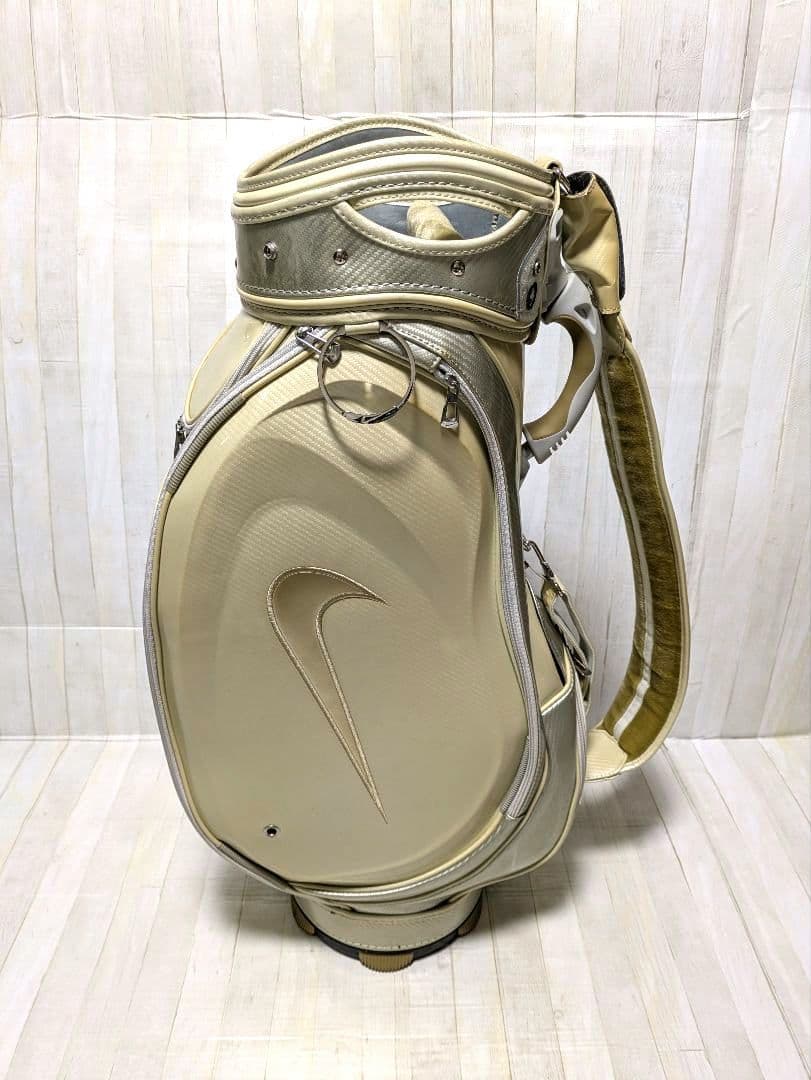 Nike キャディバッグ エナメル　フードカバー付き