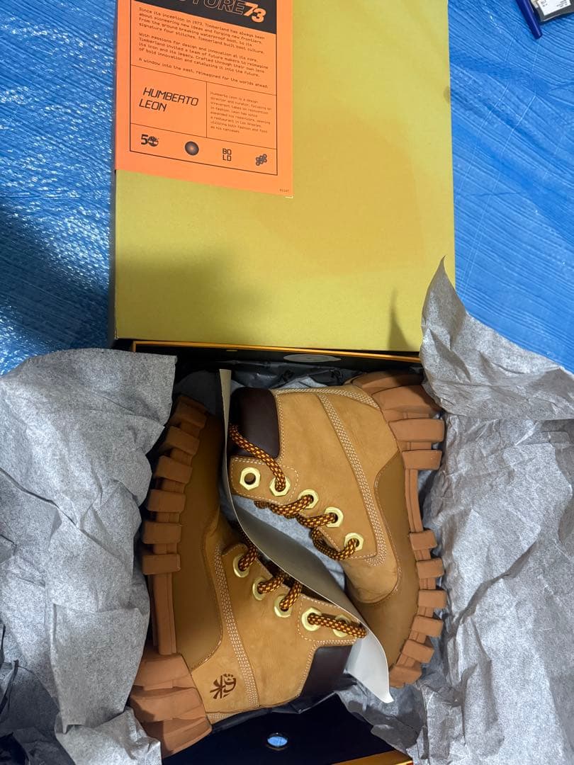 ティンバーランドHumbertoLeon27cm ¥ellow bucks着用