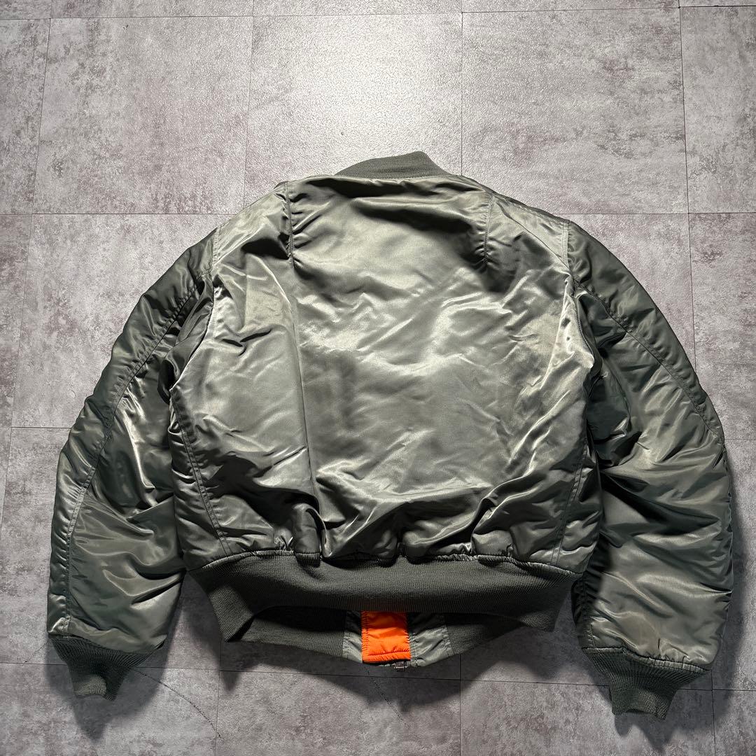 ジャケット・アウター vtg alpha ma-1 flight jacket scovill usa