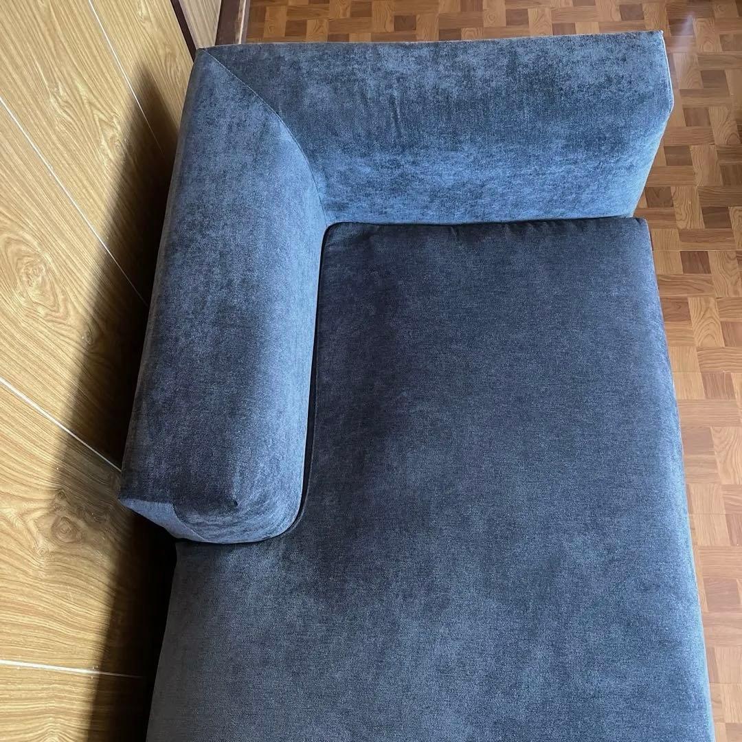 francfranc メーネ カウチ L ブラック フランフラン　ソファ