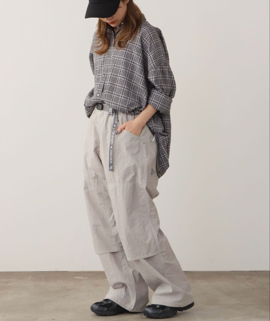 and wander/アンドワンダー×GRAMICCI/グラミチ ナイロンパンツ