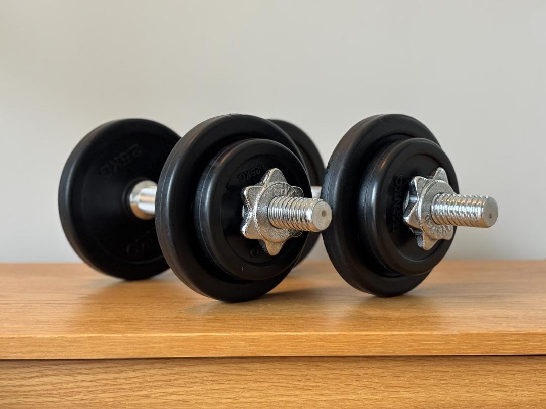 IVANKO（イヴァンコ）可変式　ラバーダンベル　2個セット　20kg