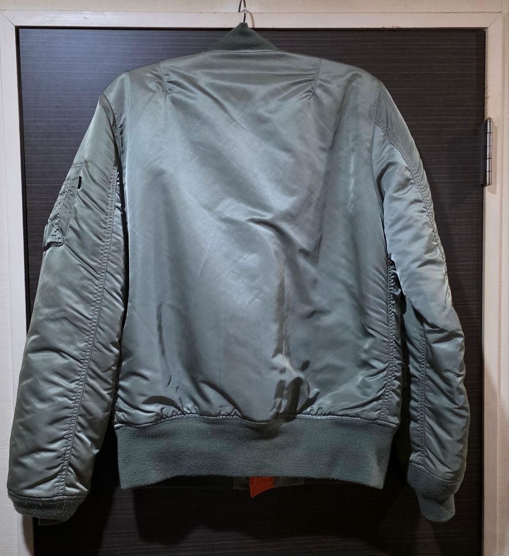 ALPHA　MA-1フライトジャケット オリーブグリーン