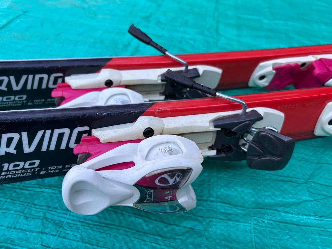 子供用　スキー4点セット　100cm 赤