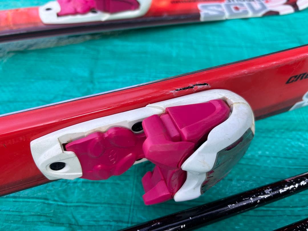 子供用　スキー4点セット　100cm 赤