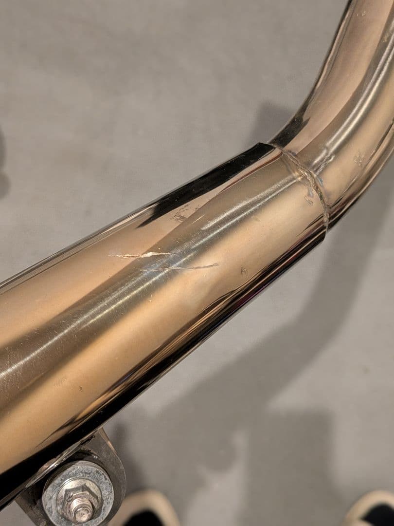 SR400 マフラー　ベルリッキ　カフェ　フリークスピット　セパハン