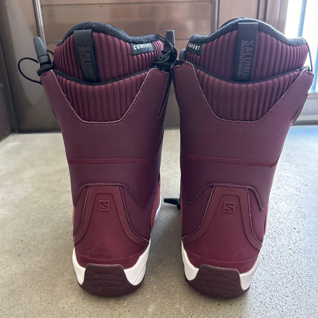 Salomon スノーボードブーツ 女性用 ピンク/ワインレッド