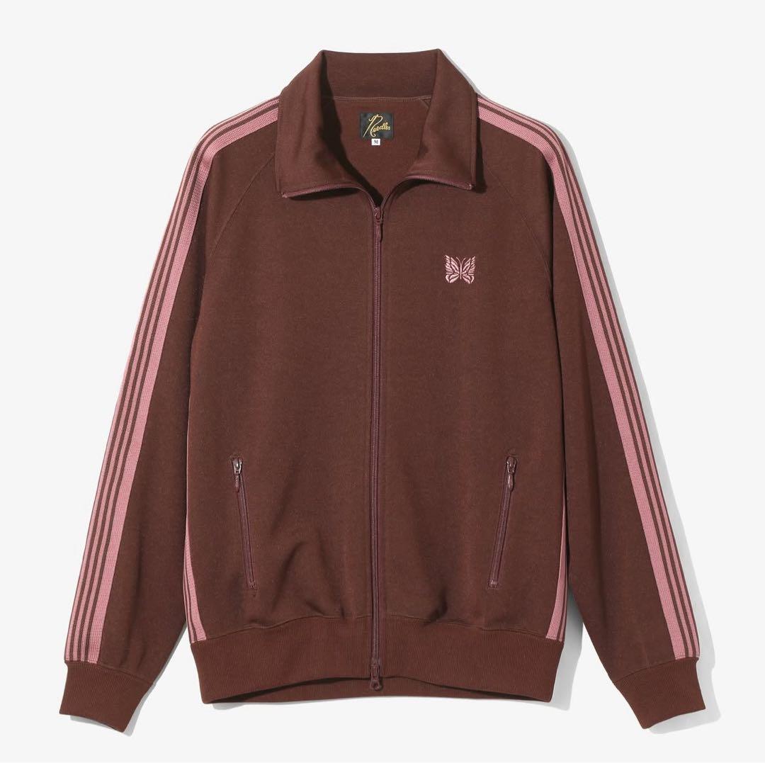 新品　needles 25aw トラックジャケット　ブラウン　ピンク　S