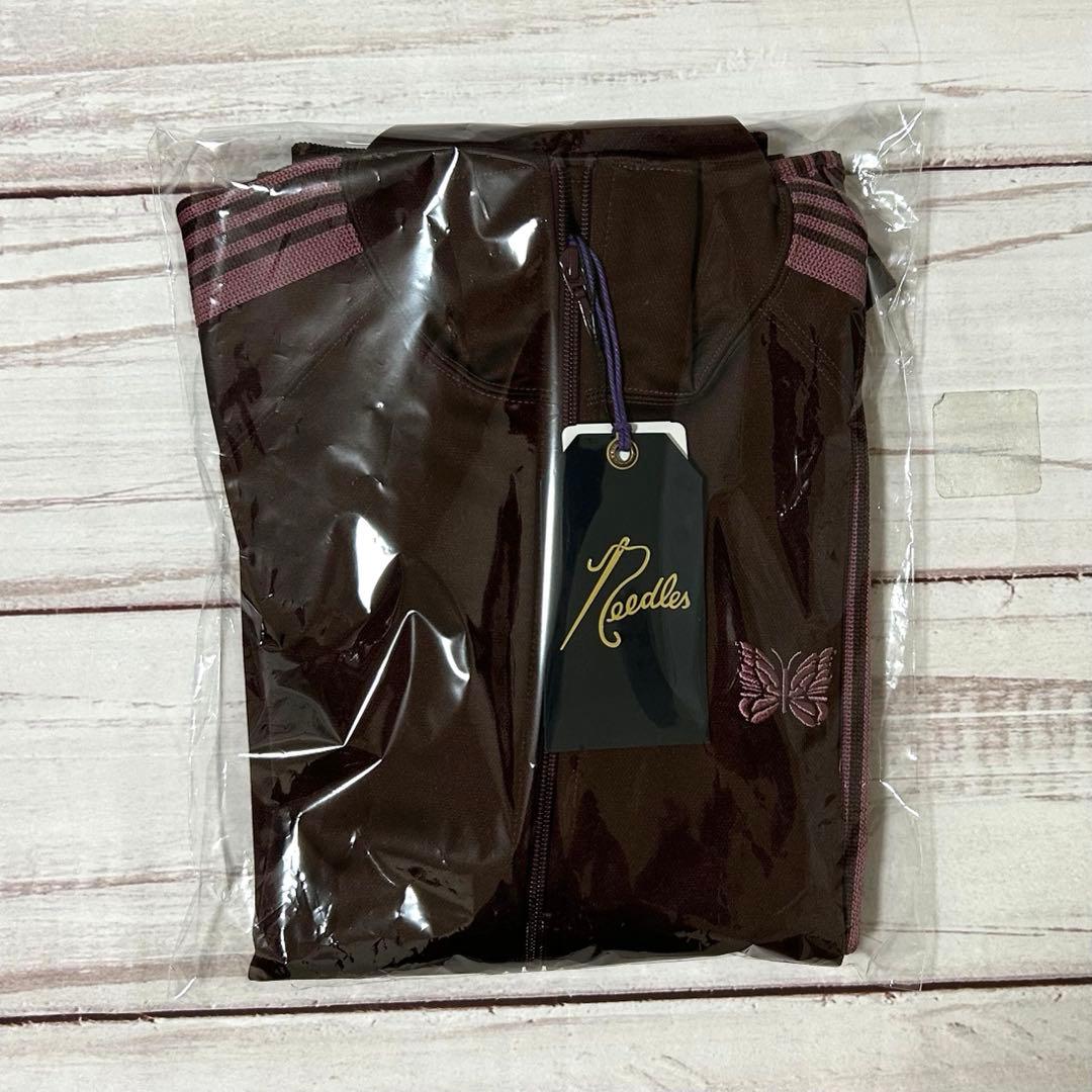 新品　needles 25aw トラックジャケット　ブラウン　ピンク　S