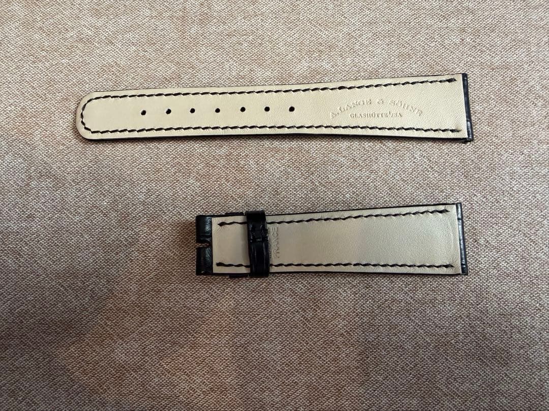 【未使用】ランゲ＆ゾーネ 純正 レザーストラップ