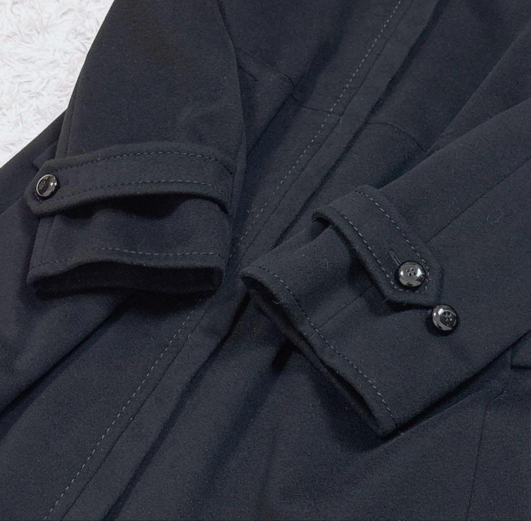 美品 MAX MARA フーデッドコート フォックスファー 42 大きいサイズ