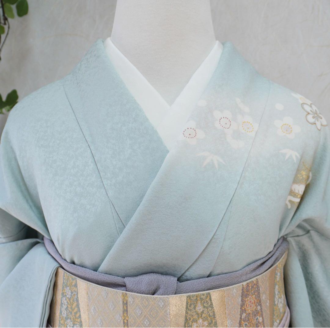 訪問着フルセット　295▪︎ 正絹　卒業式　入学式　お宮参り　七五三　披露宴