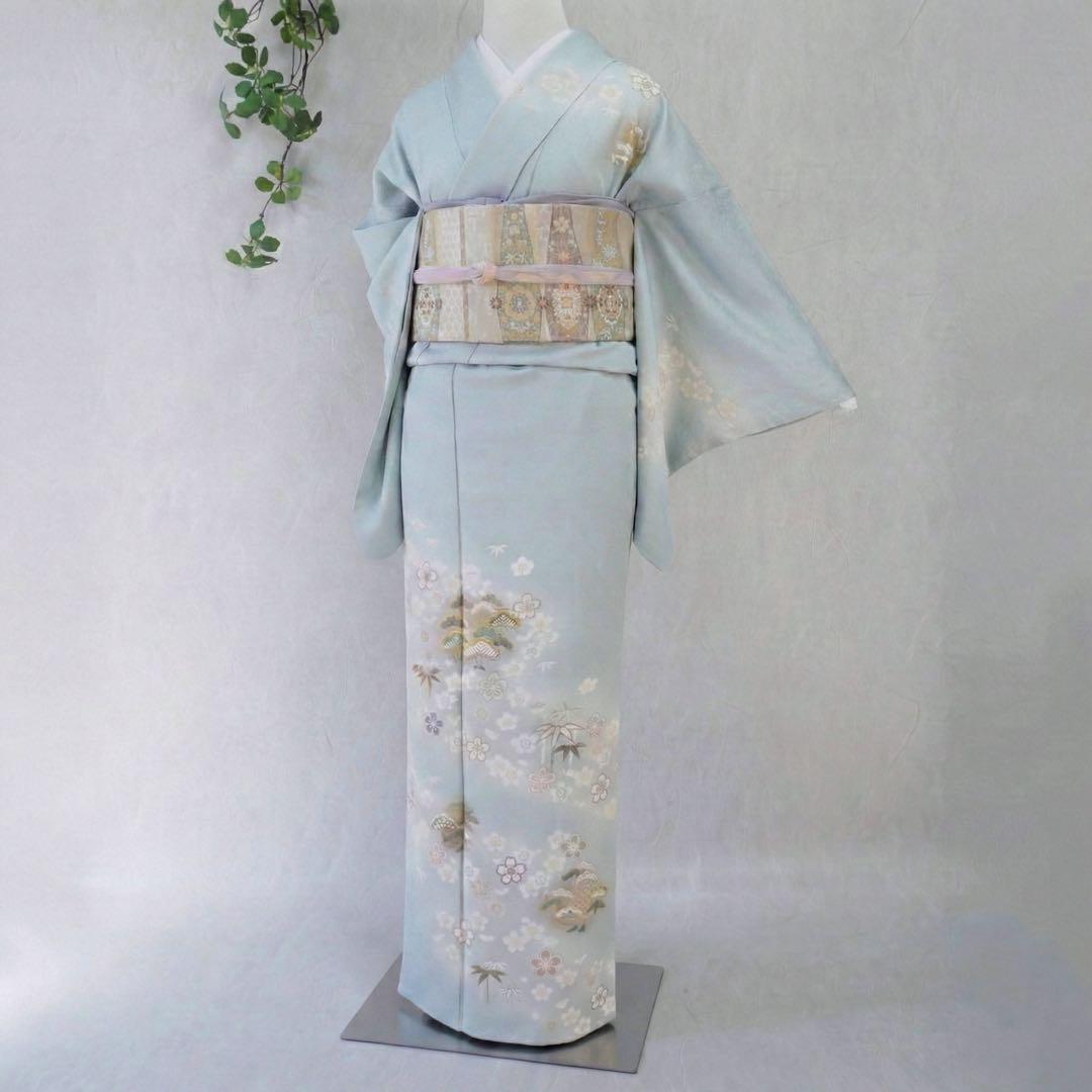 訪問着フルセット　295▪︎ 正絹　卒業式　入学式　お宮参り　七五三　披露宴