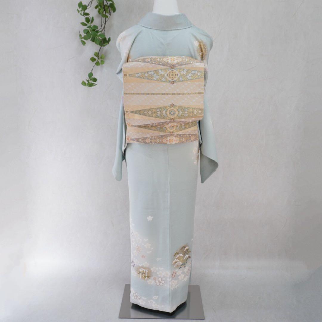 訪問着フルセット　295▪︎ 正絹　卒業式　入学式　お宮参り　七五三　披露宴