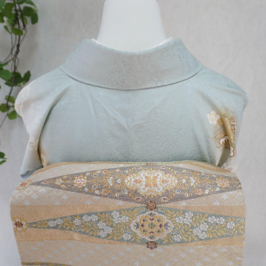 訪問着フルセット　295▪︎ 正絹　卒業式　入学式　お宮参り　七五三　披露宴