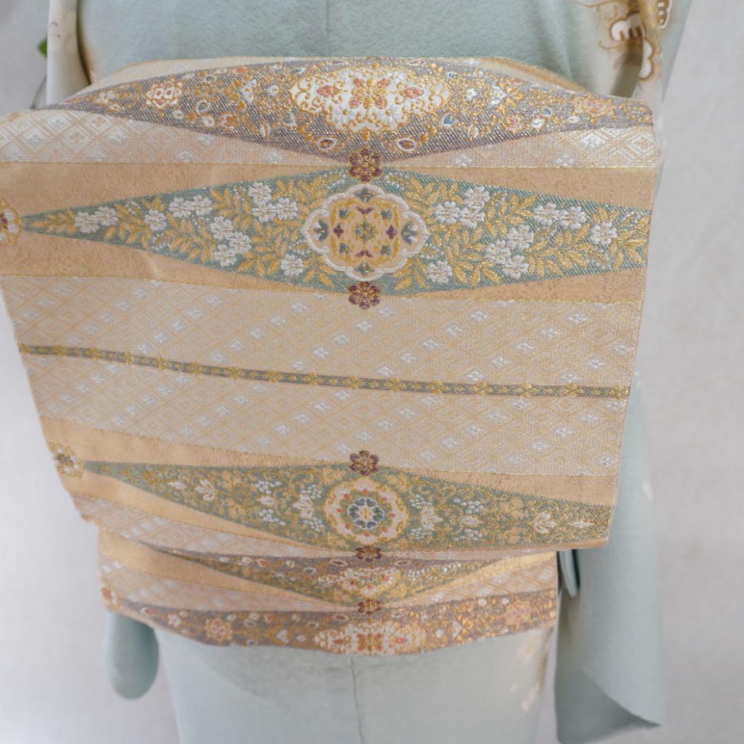 訪問着フルセット　295▪︎ 正絹　卒業式　入学式　お宮参り　七五三　披露宴