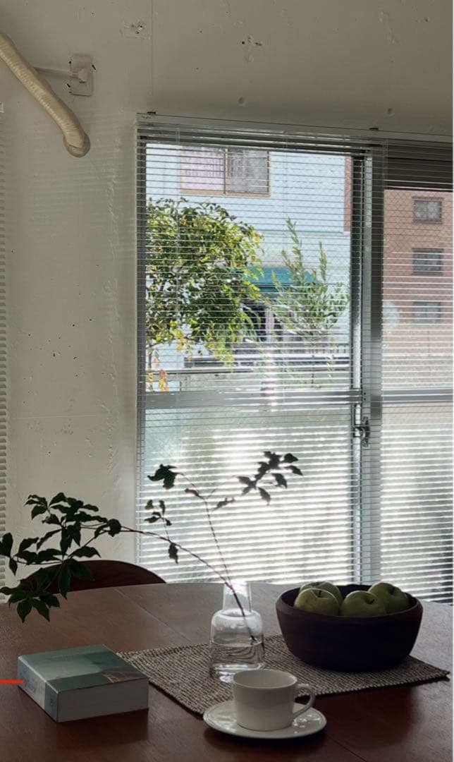 【2セット】アルミブラインド　白