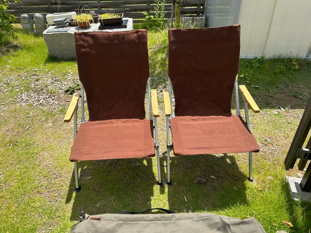 スノーピーク チェア2脚セット　ブラウン