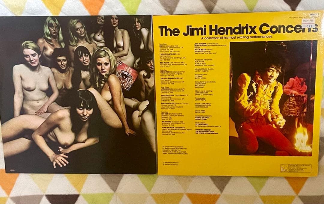 ジミ・ヘンドリックス - エレクトリック・レディ・ランド + 炎のライブ　美品