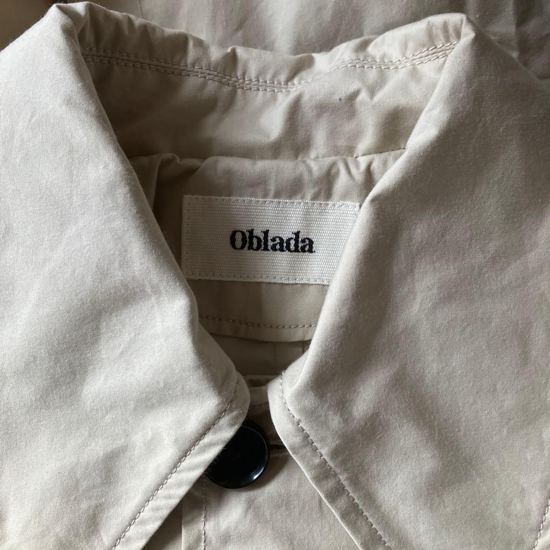 値下げします！Ｏblada オブラダアイボリー トレンチコート ブレイクコート