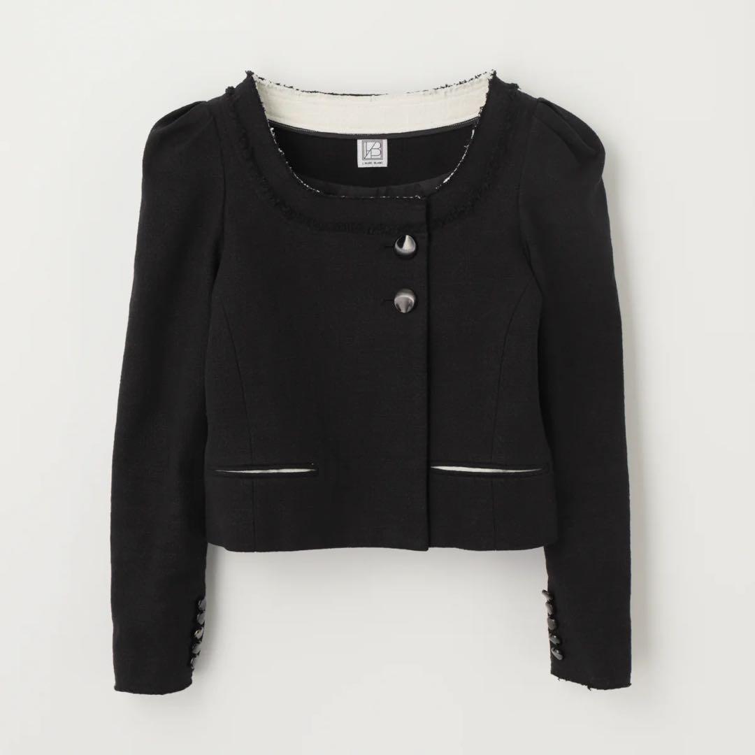 ジャケット・アウター Gigot Sleeve Tweed Jacket laubeblanc