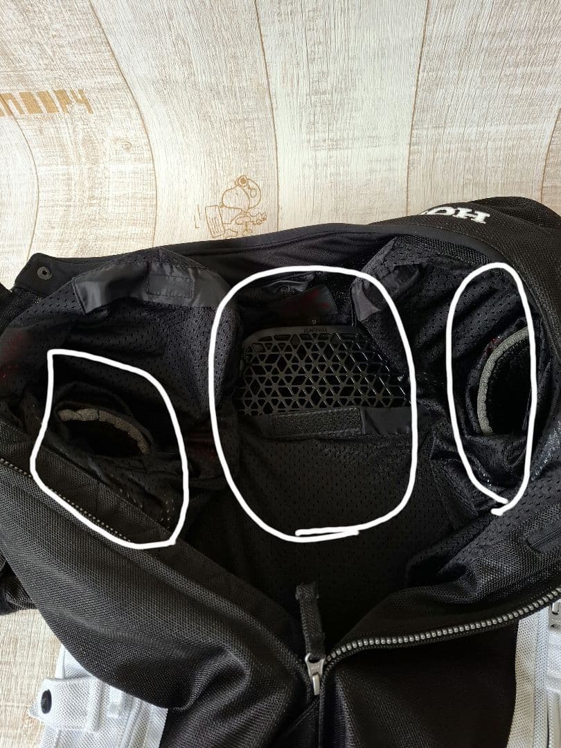 HONDA ブラッシュメッシュジャケット 0SYES-Y3F コミネプロテクター