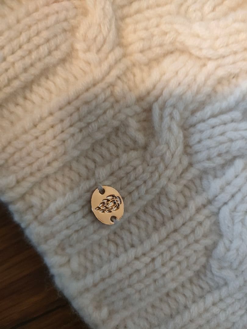 k18 超美品　ヘレンカミンスキー　ニット帽　帽子　カシミヤ100