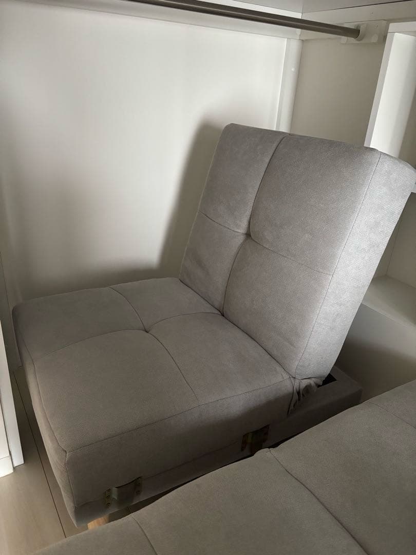 モダンデコ　幅180cm 3人掛け4WAYソファーベッド 分離可能 セパレート