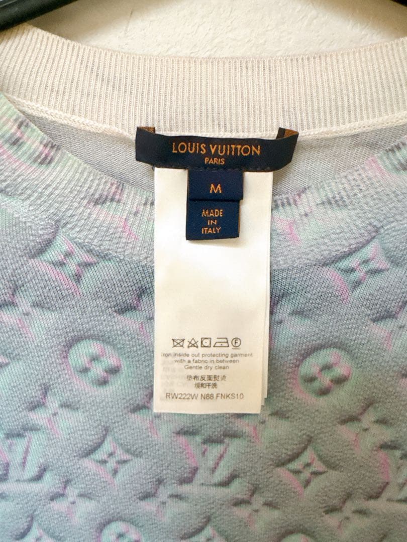 LOUIS VUITTON ロゴ柄 半袖Tシャツ M